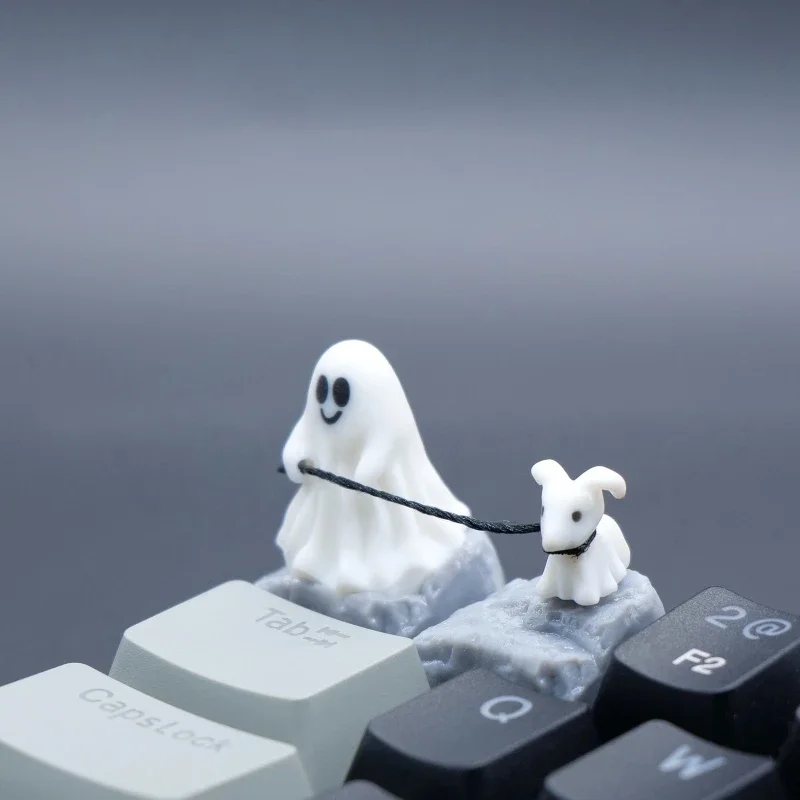 3D Printing Jobs - Ghost Puppy Resin Keycap Custom 3D