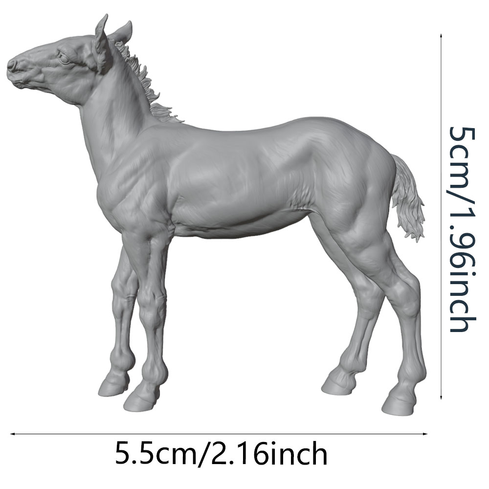 3D Printing Jobs - High-Detail Printing, Realistic Horse Miniature Resin