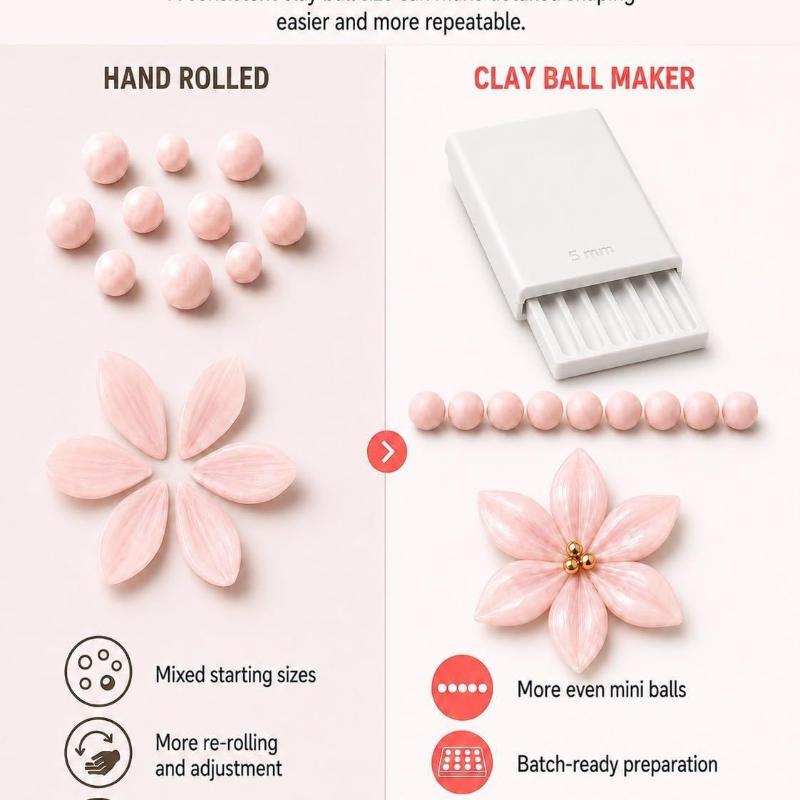 Nail Art Bead Roller 4PCS Set  - 3D Printing Use 评论和价格