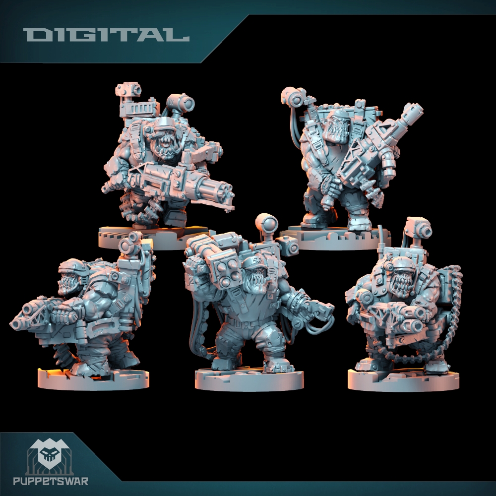 Orc Ultimate Badasses Squad, G - 3D Printing Jobs 评论和价格