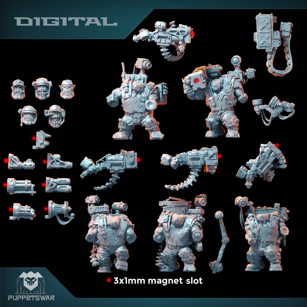 Orc Ultimate Badasses Squad, G - 3D Printing Jobs 评论和价格