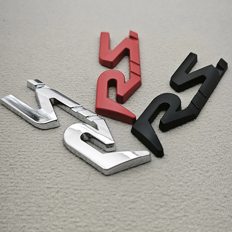 3D Metal RS Logo Car Rear Trun - 3D Printing Online 评论和价格