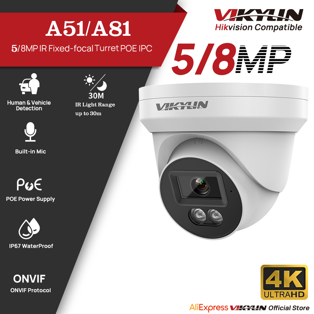 VIKYLIN 5/8MP HD IP Security C - 3D Printing Online 评论和价格